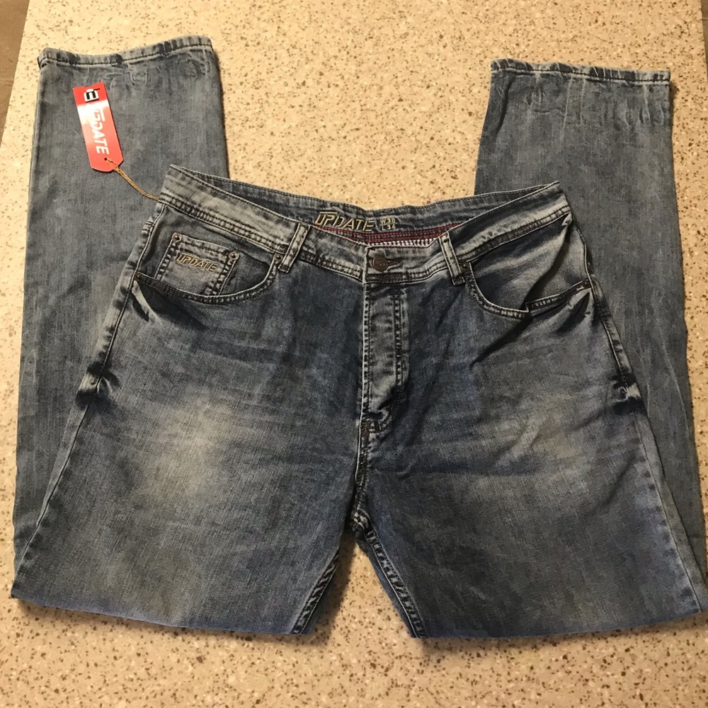 Update men jeans size 38 x34 cotton